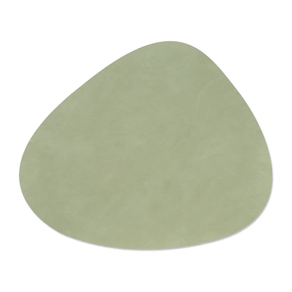 Nupo placemat keerbaar curve L 1 St., Dark green-olive green