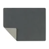 Nupo placemat keerbaar square L 1 St., antraciet-lichtgrijs