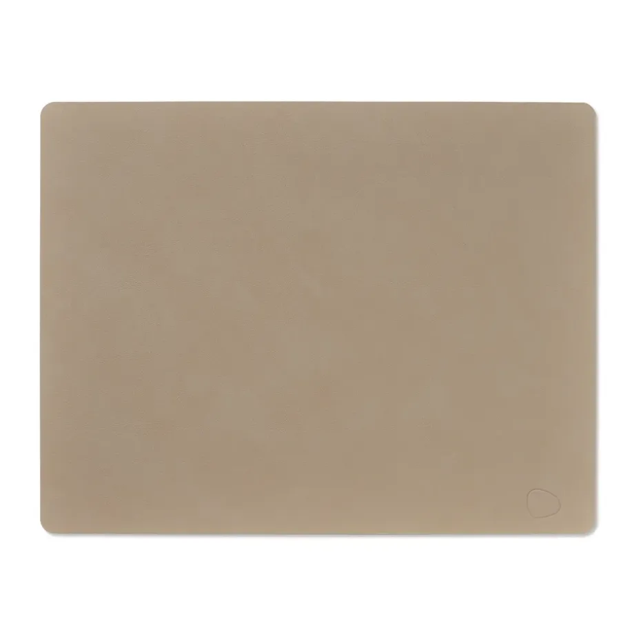 Nupo placemat square L, Clay brown