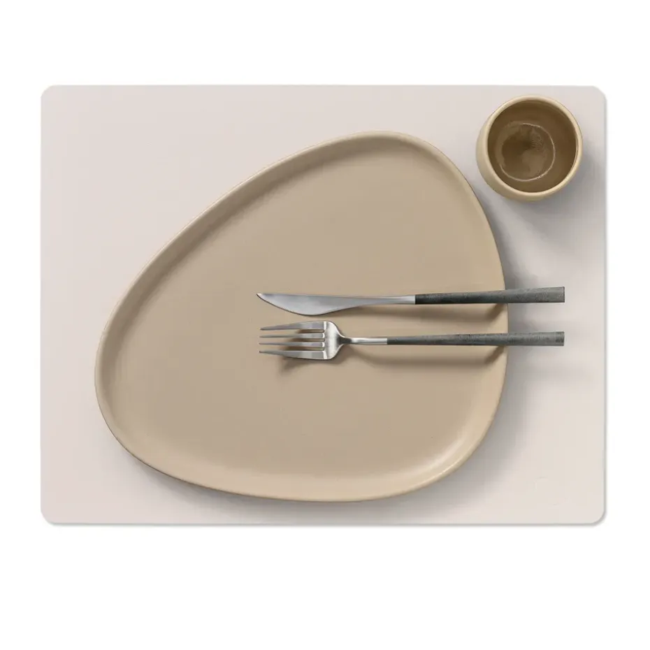 Nupo placemat square L, Soft nude