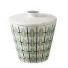Olivia suikerpot, wit-mint