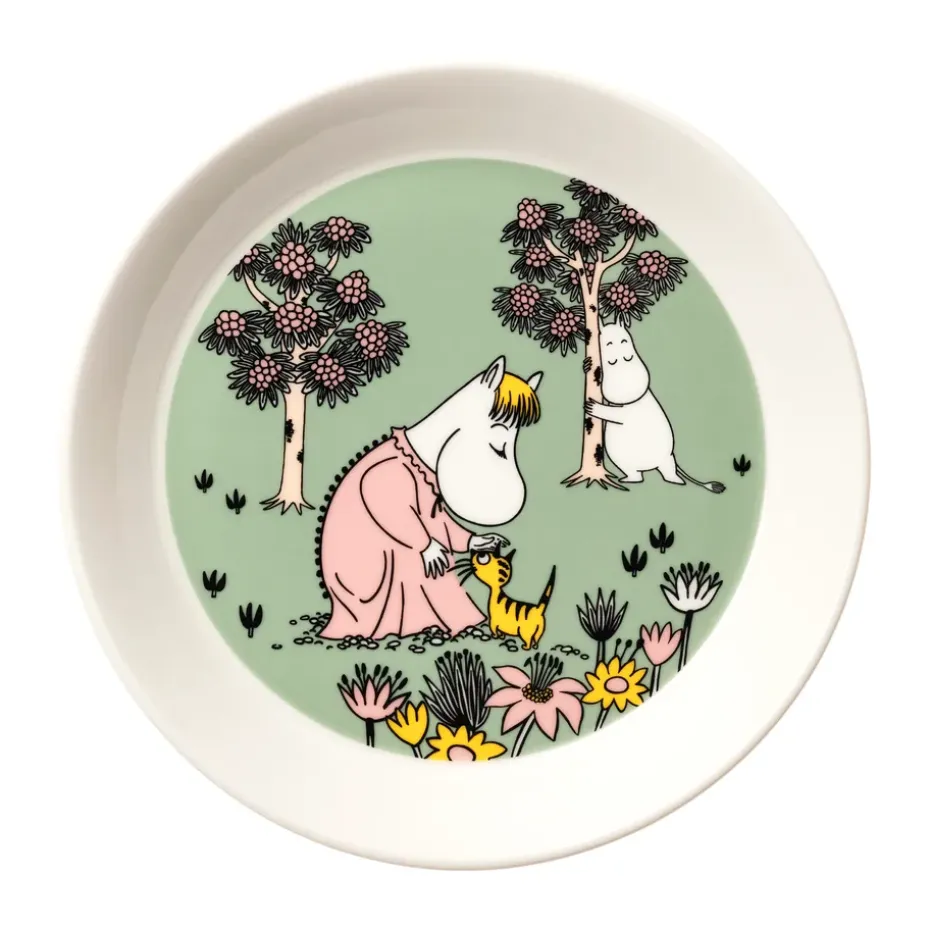 Omtanke Moomin bord, Ø19 cm