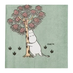 Omtanke Moomin papieren servet 33x33 cm, 20-pack