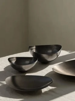 ONDEA schaal M 35x42 cm, Burned metal