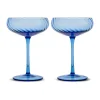 Opacity champagnecoupe 30 cl 2-pack, Blauw