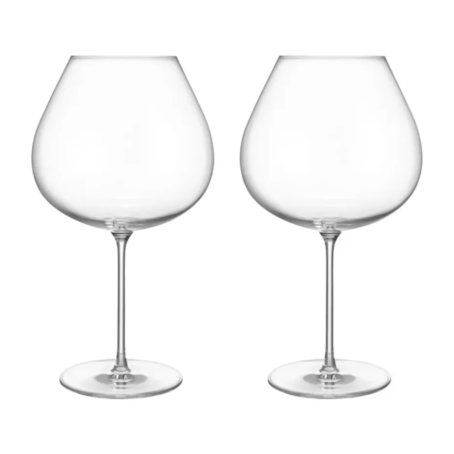 Orrefors x Björn Frantzén rode wijnglazen 2-pack, 107 cl