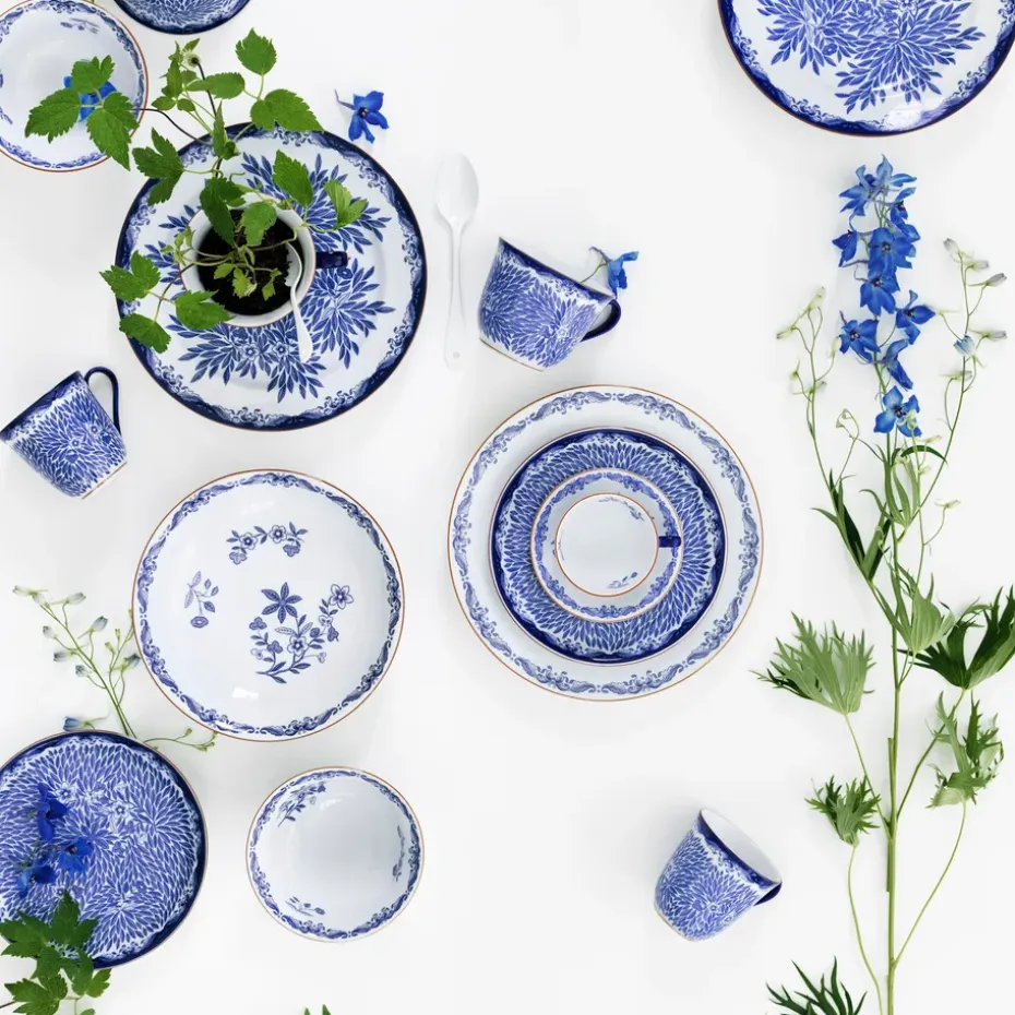 Ostindia Floris mok 30 cl, Blauw