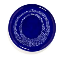 Ottolenghi Feast serveerschotel Ø35 cm, Dark blue dots-white