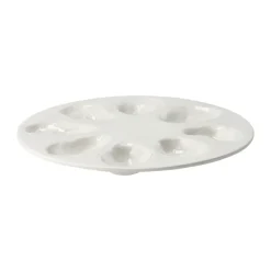 Oyster bord Ø27 cm, Wit