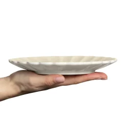 Oyster bord 20 cm, Zand
