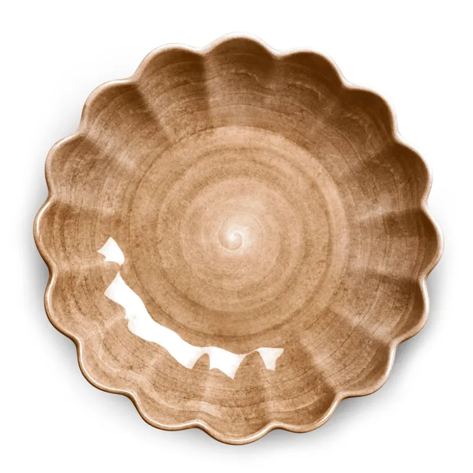 Oyster schaal Ø31 cm, Cinnamon