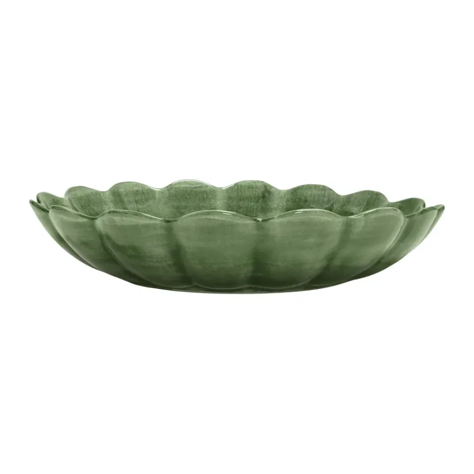 Oyster schaal Ø31 cm, Forest green