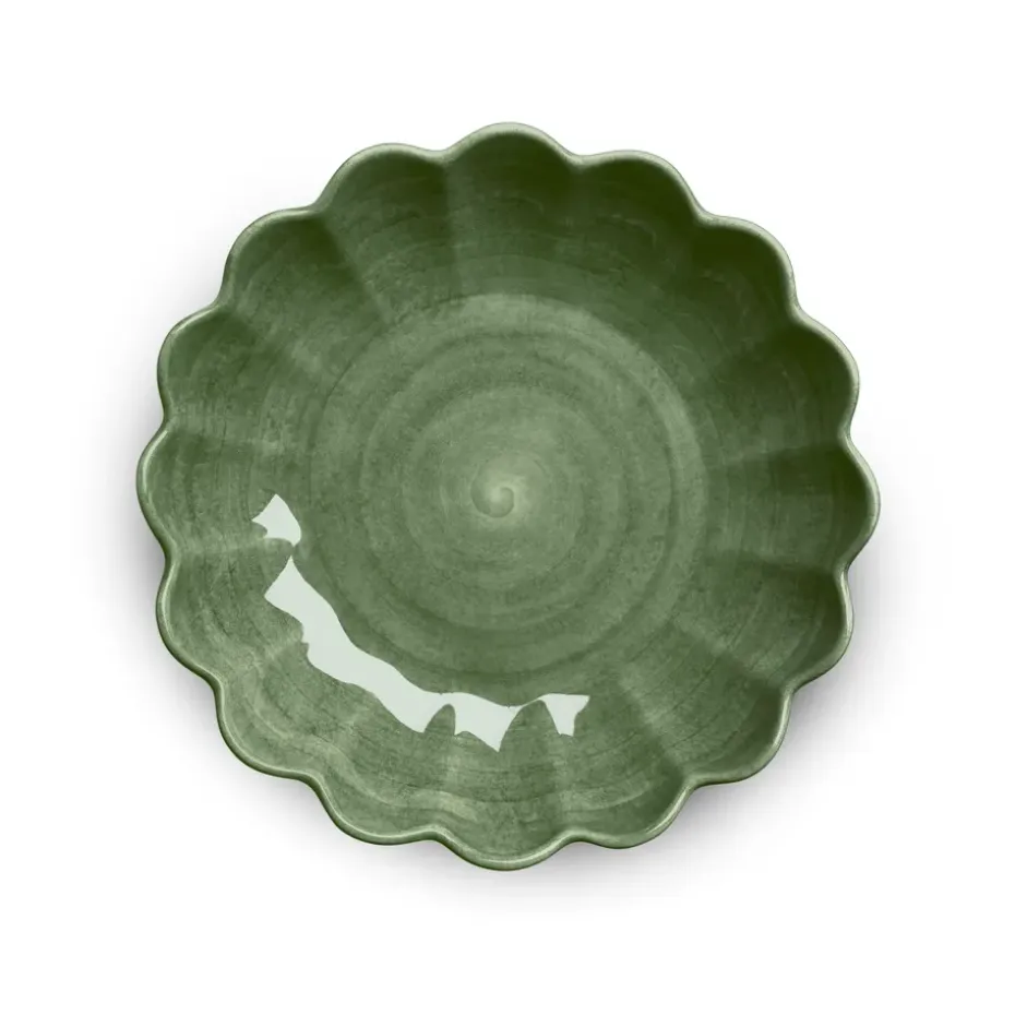 Oyster schaal Ø31 cm, Forest green