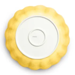 Oyster schaal Ø31 cm, Geel