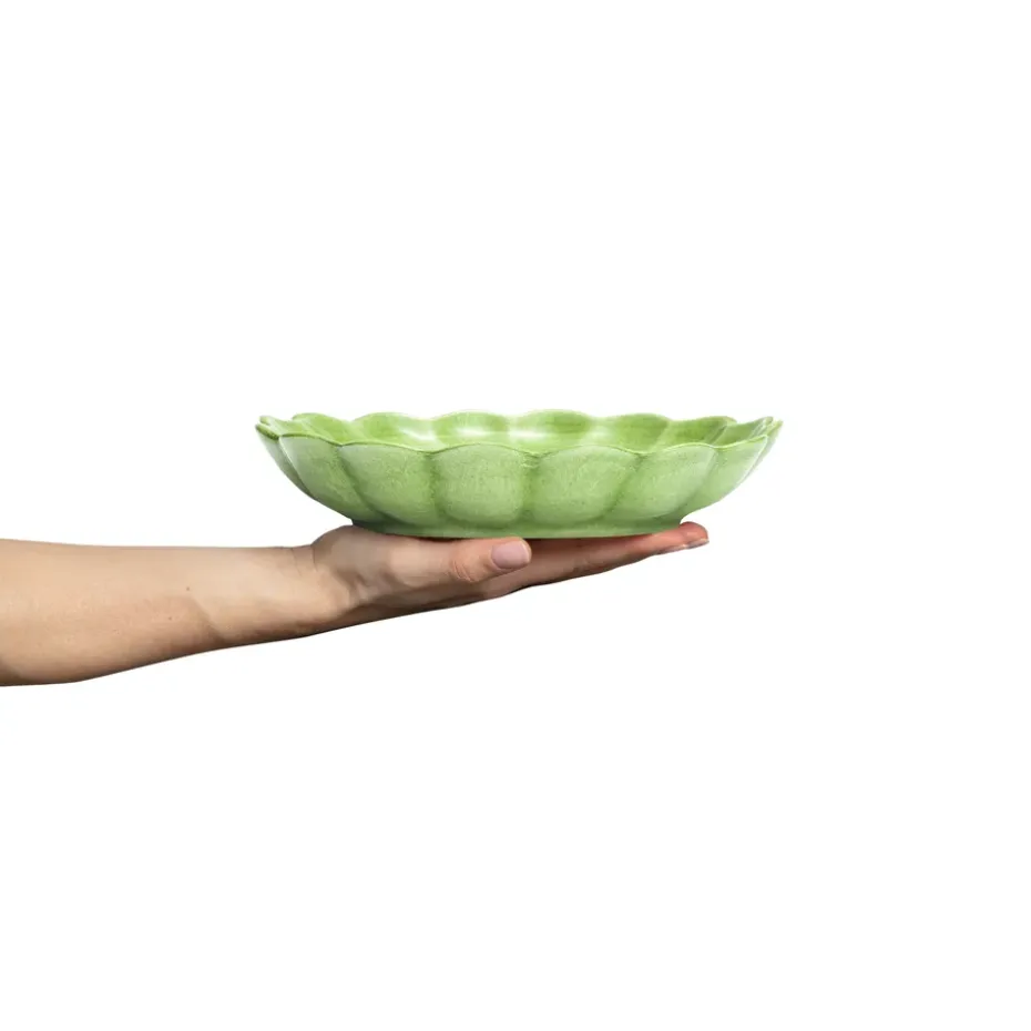 Oyster schaal Ø24 cm, Groen