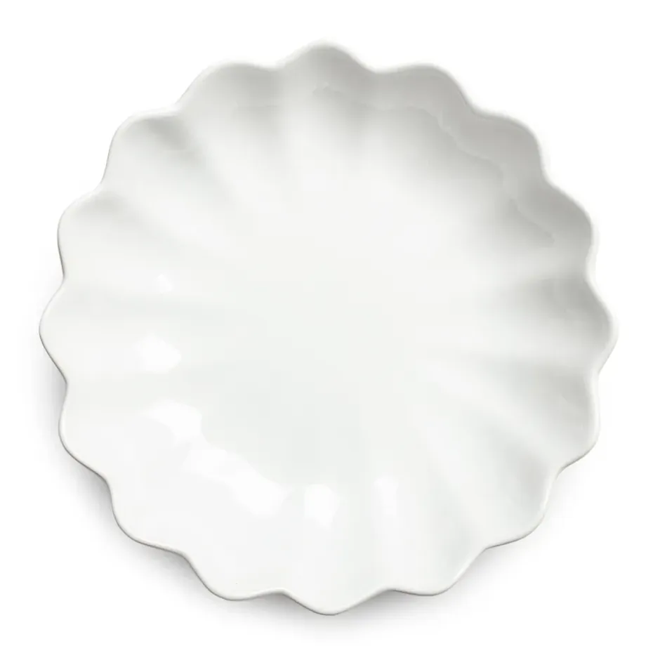 Oyster schaal Ø24 cm, wit