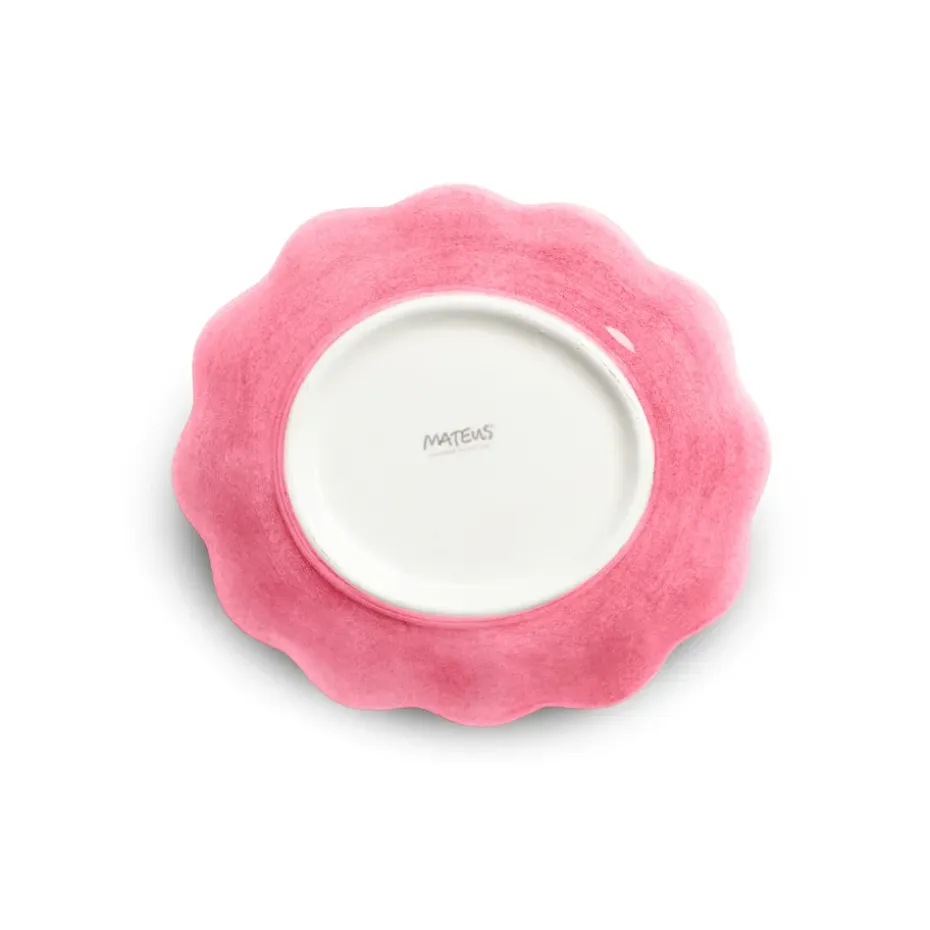Oyster schaal 16x18 cm, Roze