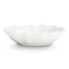 Oyster schaal 16x18 cm, wit