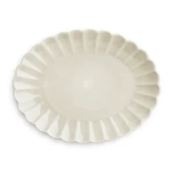 Oyster schotel 30x35 cm, Sand