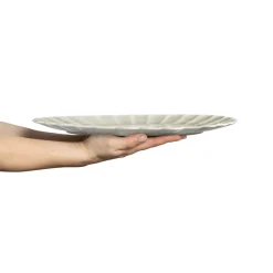Oyster schotel 30x35 cm, Sand