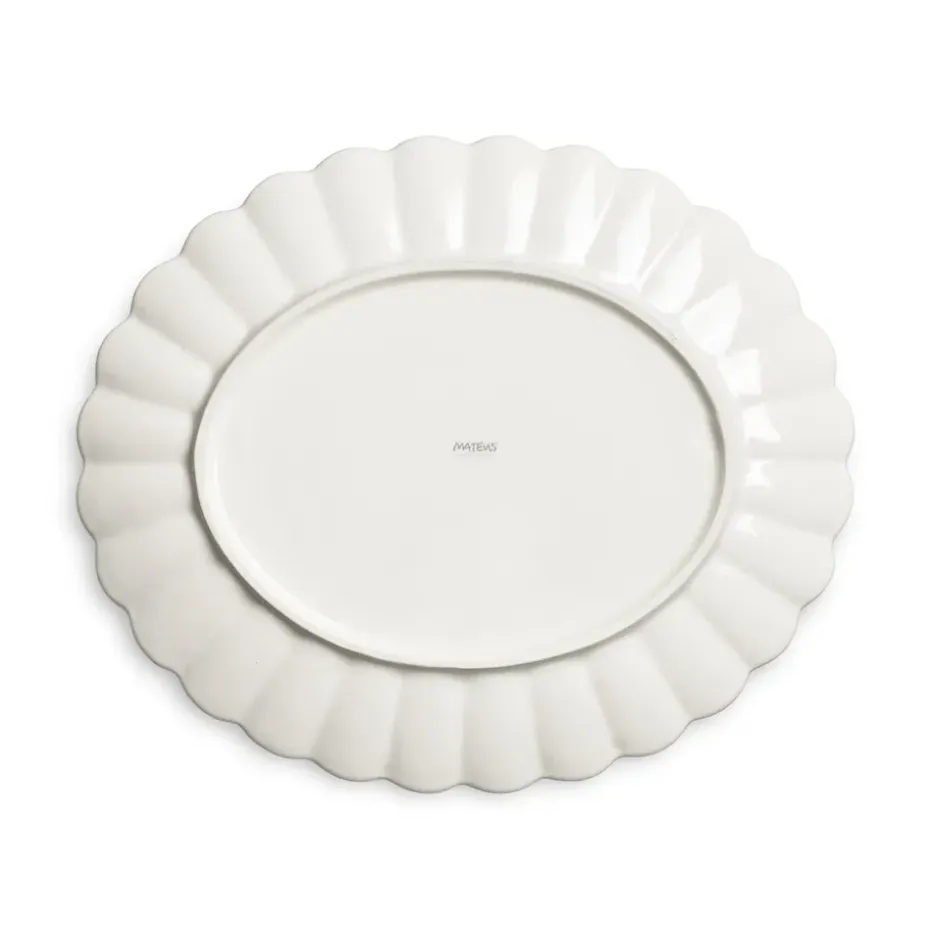 Oyster schotel 30x35 cm, Sand