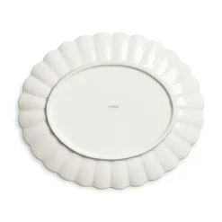 Oyster schotel 30x35 cm, Wit