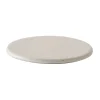 Palermo glazen onderzetter Ø11 cm, Offwhite