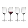 Palermo Gold rodewijnglas 40 cl 4-pack, Transparant-goud