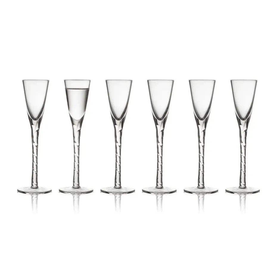 Paris borrelglas 2,5 cl 6-pack, Transparant
