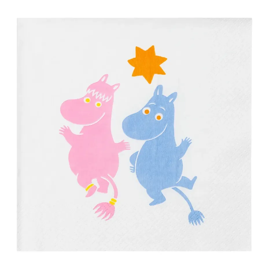 Party Moomin papieren servetten 33x33 cm 20-pack, Multi