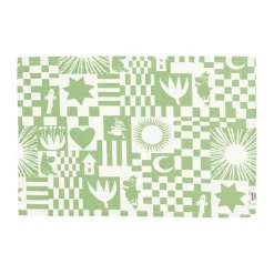 Party Moomin placemat 31x46 cm, Groen