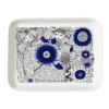 Pastoraali bord 15x19 cm, Blauw-wit