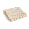 Pattern Lunch servet 33x33 cm 20-pack, Off white-blue grid