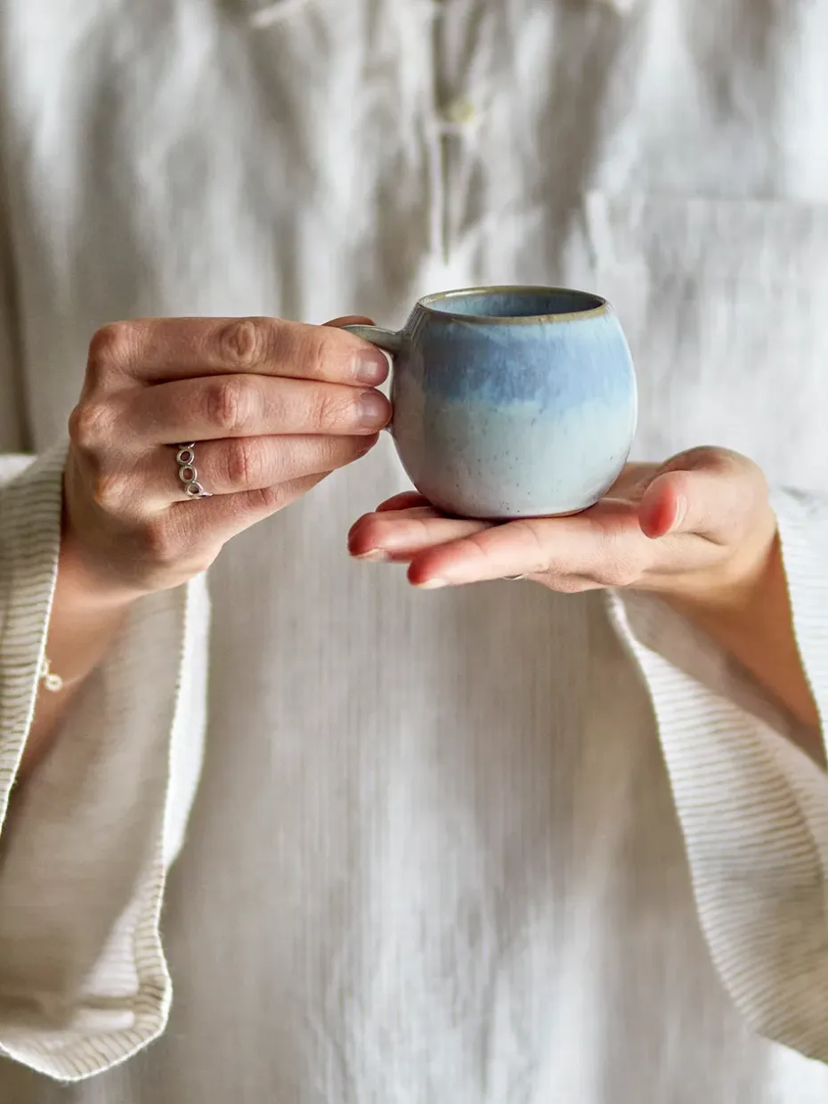 Paula espressokop 14 cl, Blauw