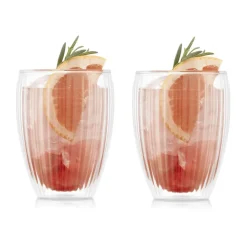 Pavina dubbelwandig glas 32 cl 2-pack, Helder