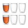 Pavina dubbelwandig glas 6-pack, 0,35 l.