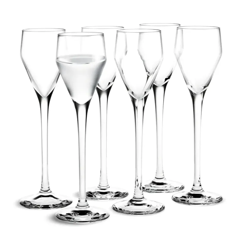 Perfection borrelglas 5,5 cl 6-pack, Transparant