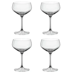 Perfect Serve champagnecoupe 24 cl, 4 stuks, transparant