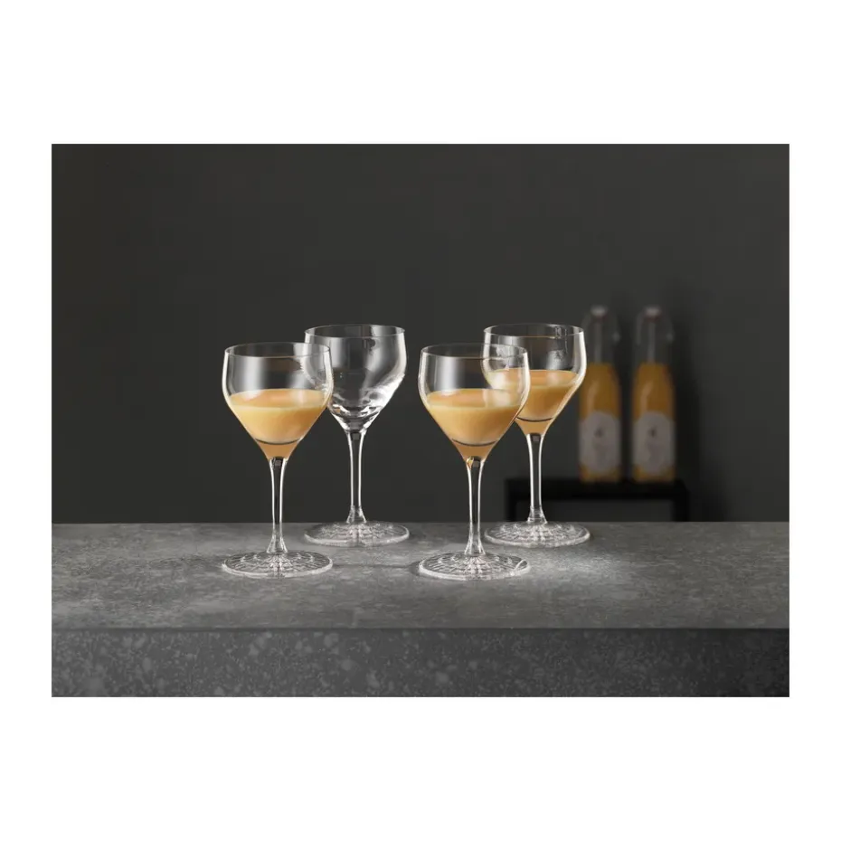 Perfect serve cocktailglas 15 cl 4-pack, Helder