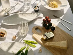Pesce schotel 30x34,6 cm, Transparent white