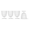 Picknick Juni glas 4-pack, Wit