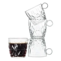 Picknick koffiekop 4-pack, Helder