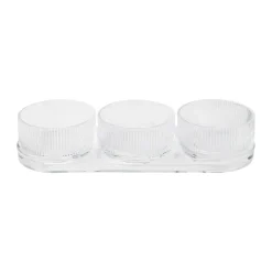 Pilastro tapasset 4 delar, Clear