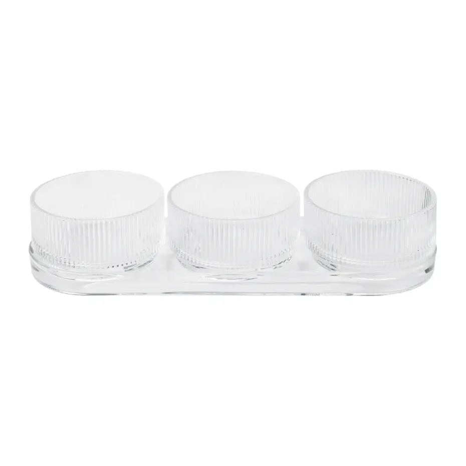 Pilastro tapasset 4 delar, Clear