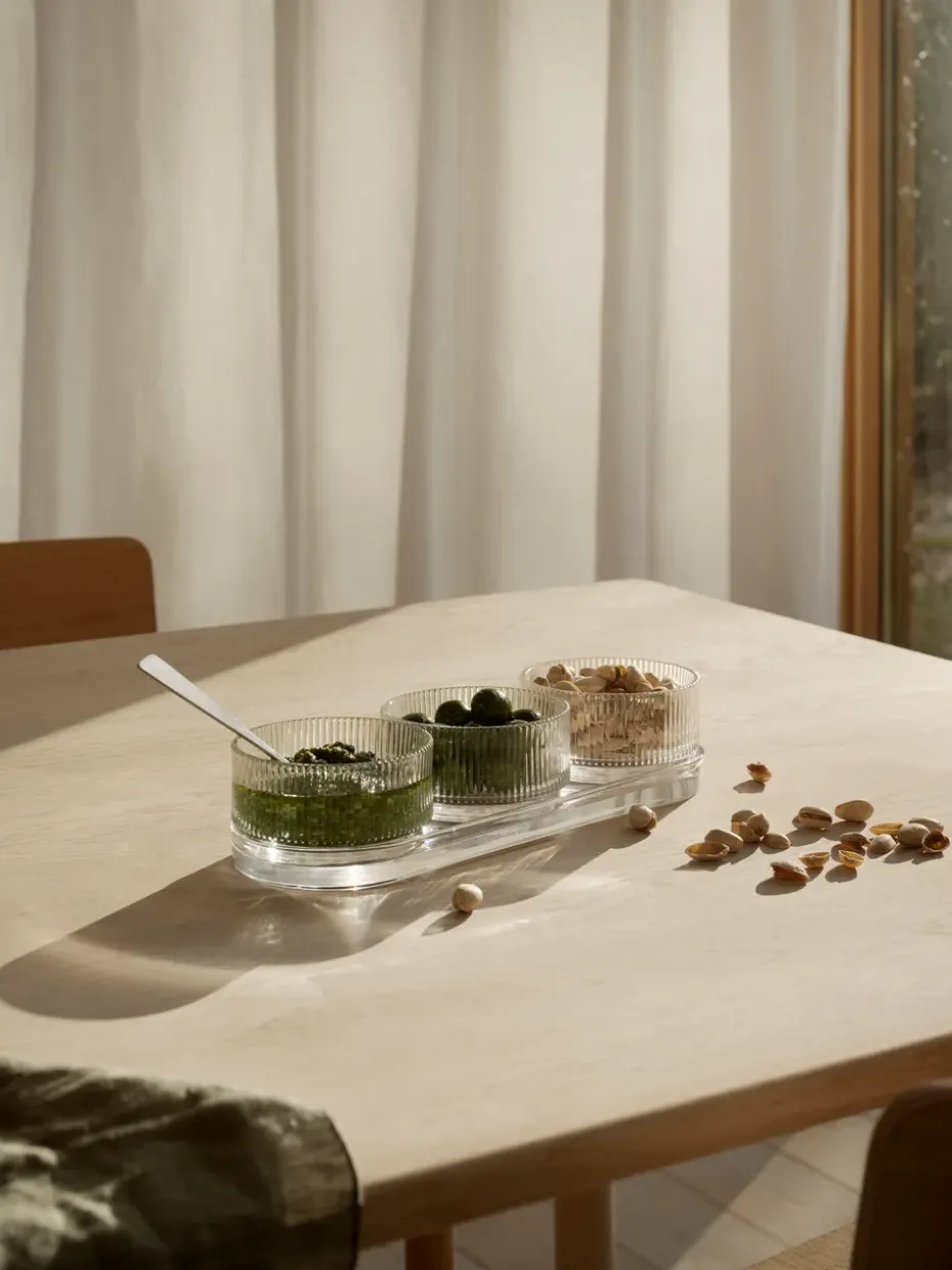 Pilastro tapasset 4 delar, Clear