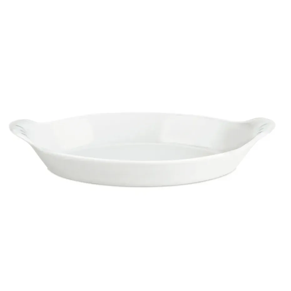 Pillivuyt serveerplaat ovaal wit, 23x13 cm