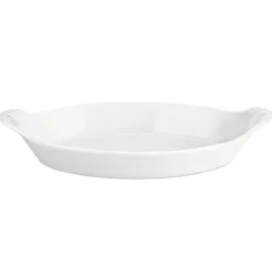 Pillivuyt serveerplaat ovaal wit, 28x16 cm