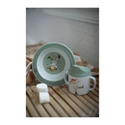 Pippi Cirkus zuignapbord Ø15,5 cm, Groen