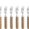 Pizza grillvork 6-pack, Eik