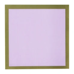 Play papieren servetten 33x33 cm 20-pack, Lila-olijf